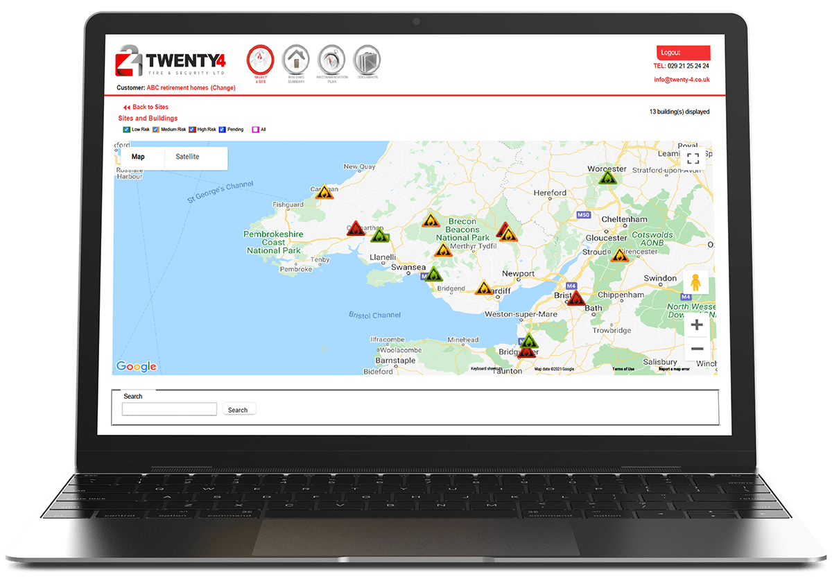 Fire risk assessment software