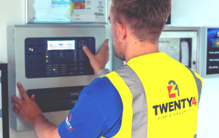 Fire alarm commissioning engineer