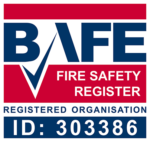 Bafe Approved fire detection company logo